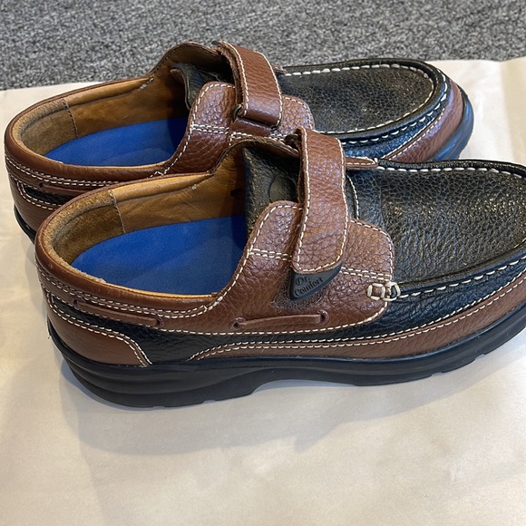 Dr. Comfort Wave #4860 Brown & Black Leather Therapeutic Shoes | Men’s 8.5W - Picture 4 of 6
